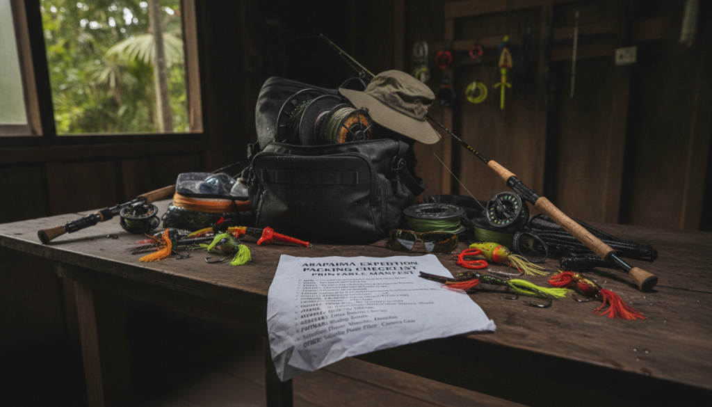 Arapaima Expedition Packing Checklist (Printable Manifest)