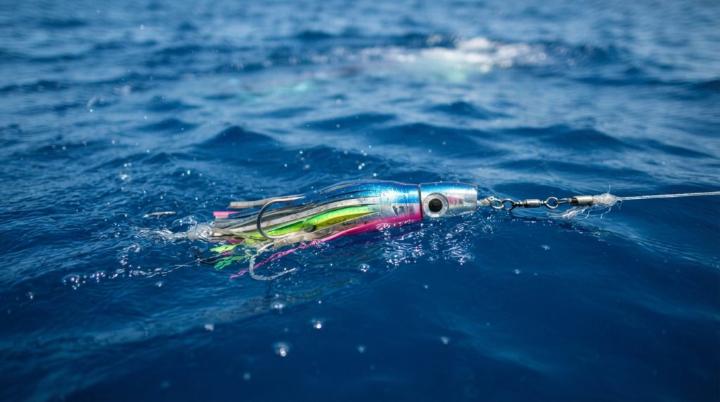 5-Lure Marlin Spread Distance Chart (7-9.5 Knots)