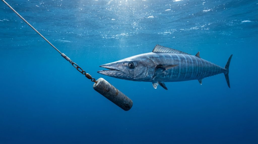 High-Speed Wahoo Sinker Chart (16oz to 96oz Depth Guide)