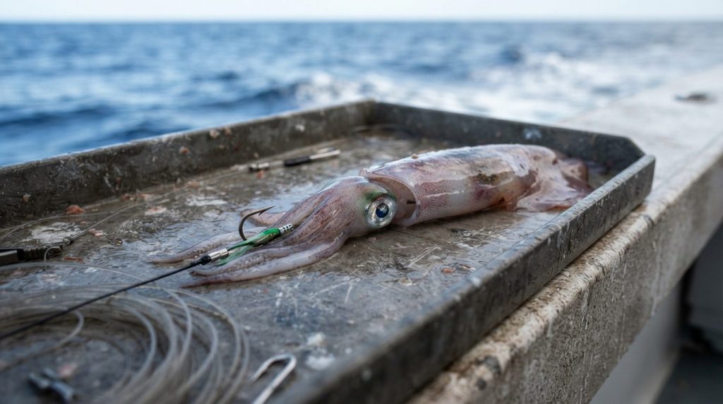 Daytime Swordfish Squid Rigging (Step-by-Step Diagram)
