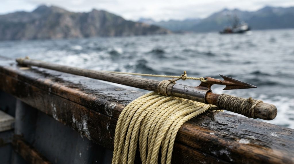 Kayak Halibut Harpoon Rigging (Blueprint & Chart)